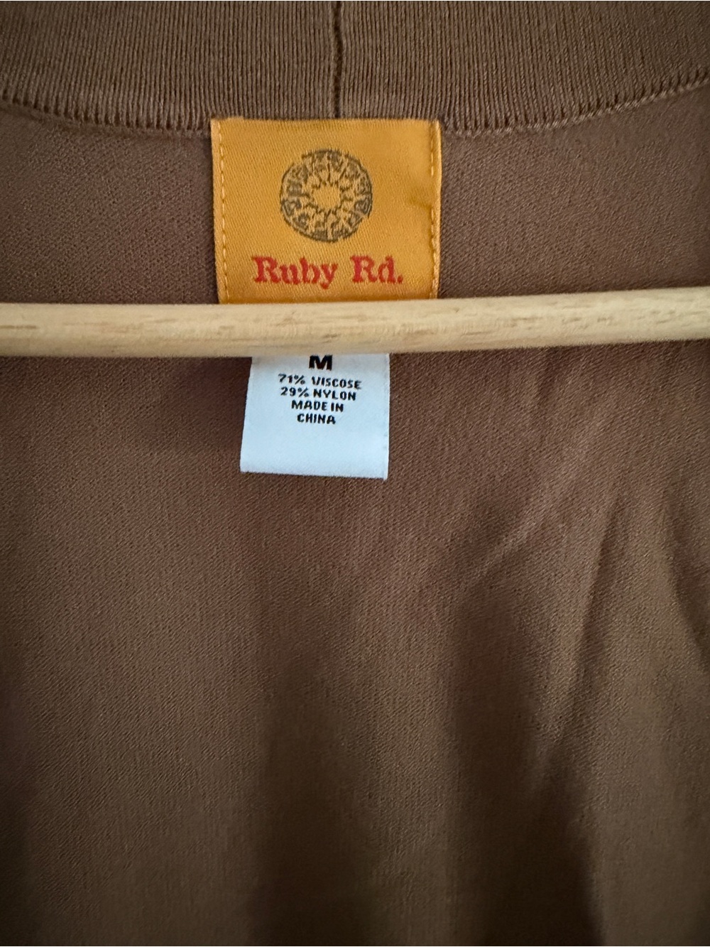Ruby Rd. • Open-Front Cardigan - Camel - Picture 3 of 4